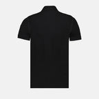 Polos Polo à logo plaque Dolce & Gabbana Preto Homme