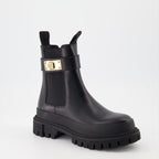 Ankle boots Logo strap ankle boots Dolce & Gabbana Black Women