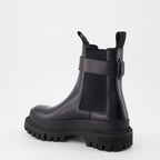 Ankle boots Logo strap ankle boots Dolce & Gabbana Black Women