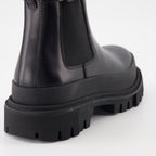 Ankle boots Logo strap ankle boots Dolce & Gabbana Black Women