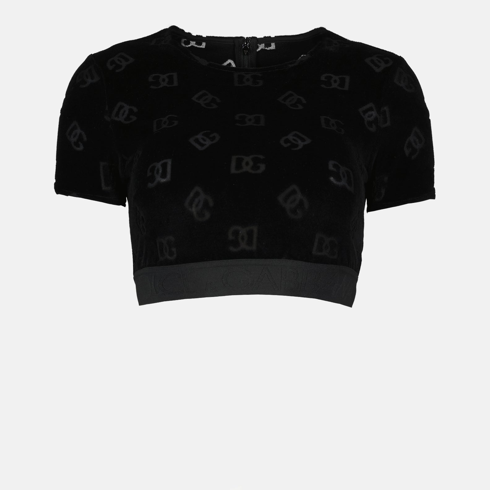 Tops Crop top DG Dolce & Gabbana Preto Femme