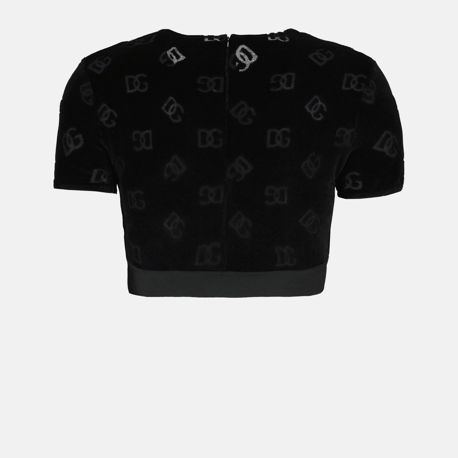 Tops Crop top DG Dolce & Gabbana Preto Femme