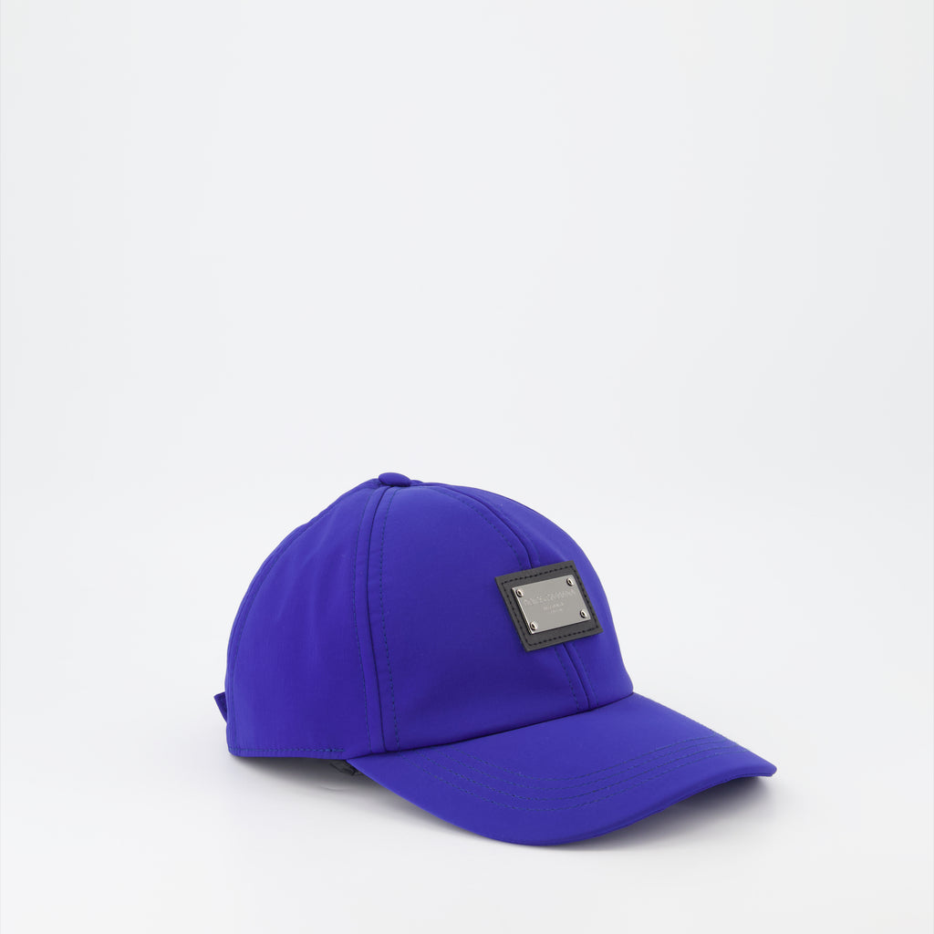 Cappelli, berretti e beanie Casquette à logo plaque Dolce & Gabbana Blu Homme