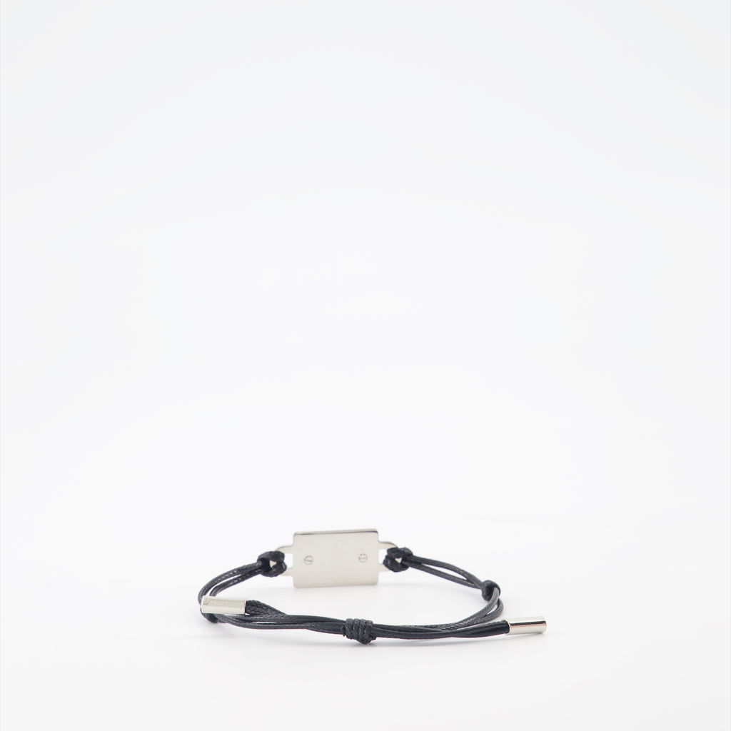 Bijoux Bracelet à plaque logo Dolce & Gabbana Noir Homme