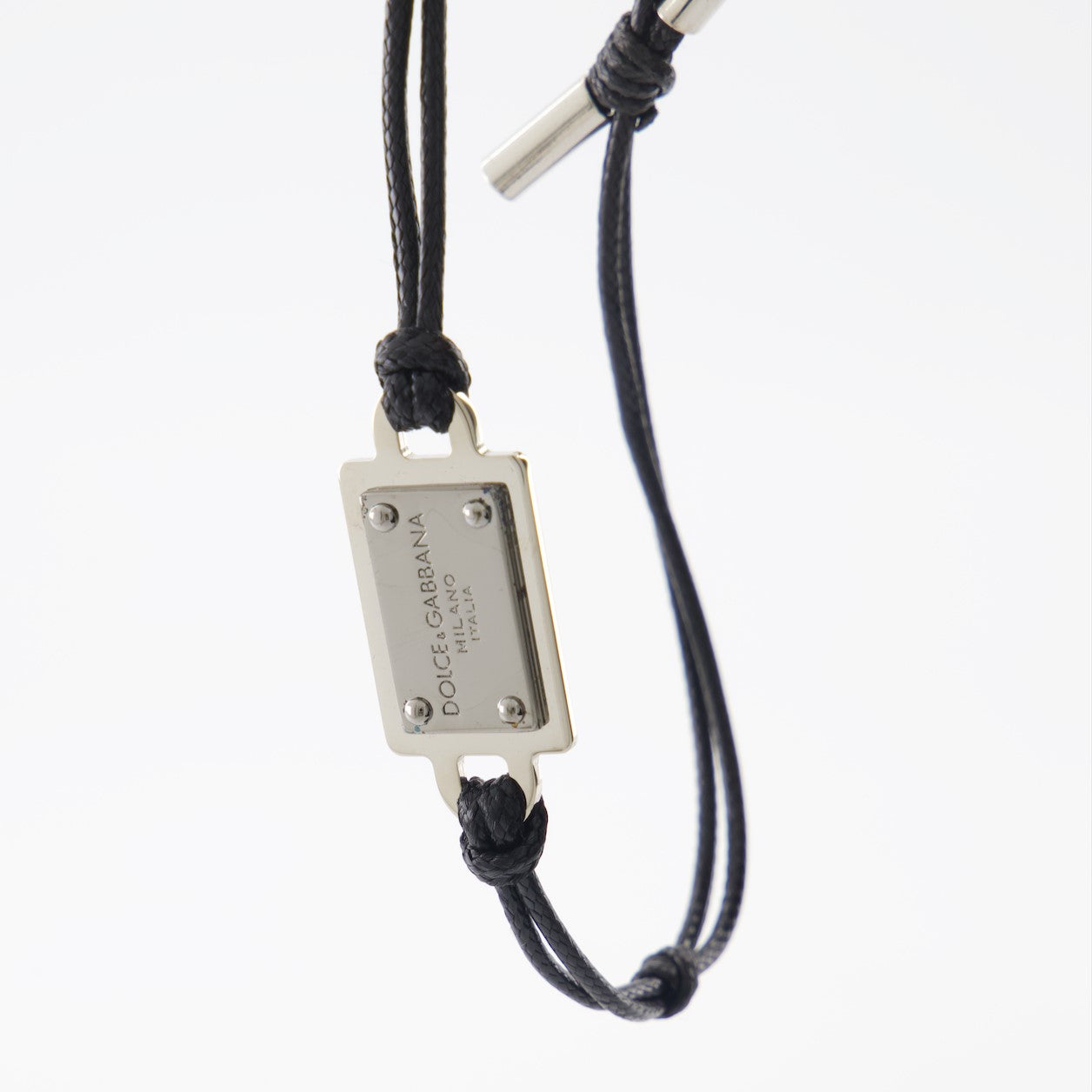 Bijoux Bracelet à plaque logo Dolce & Gabbana Noir Homme