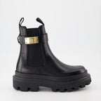 Ankle boots Logo strap ankle boots Dolce & Gabbana Black Women