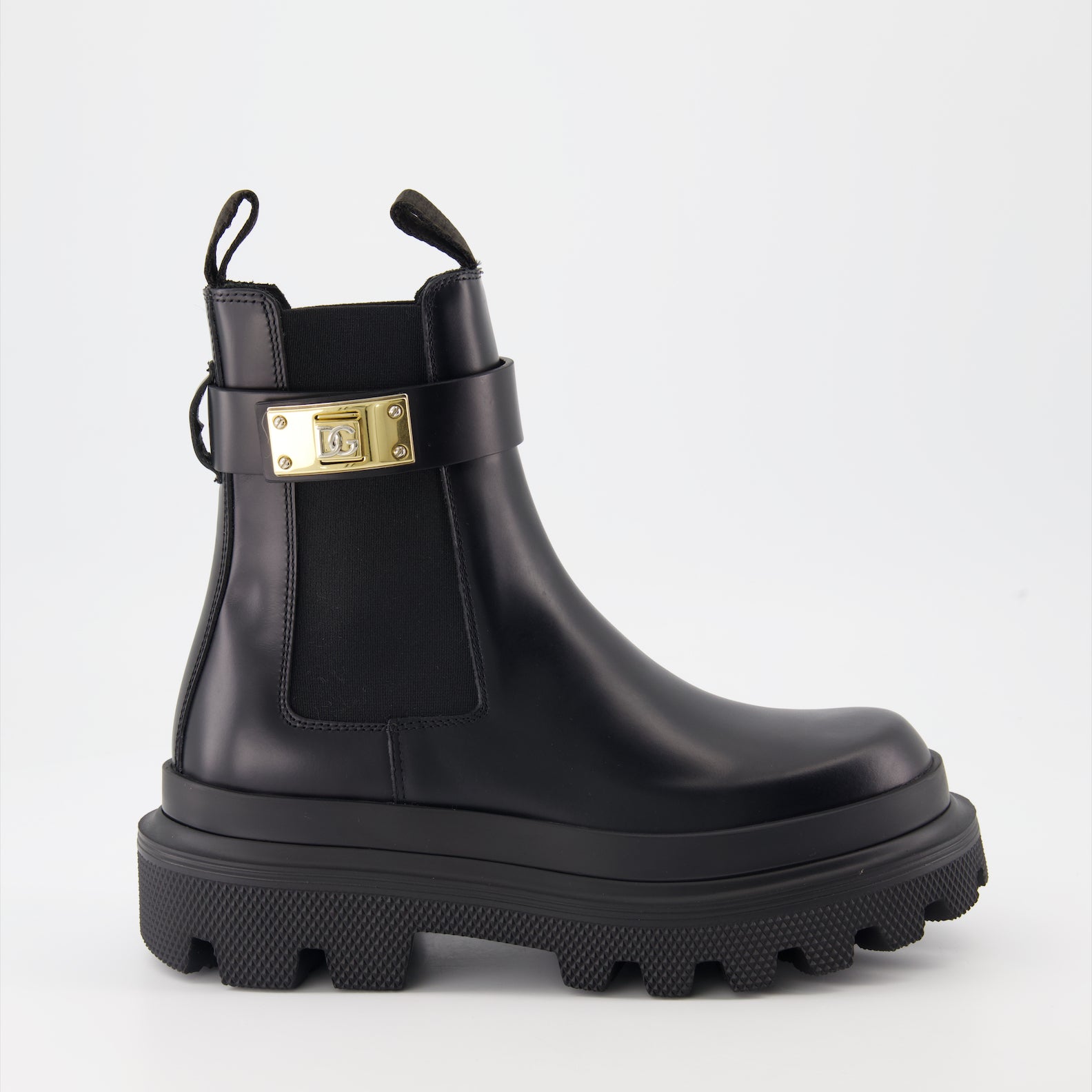Ankle boots Logo strap ankle boots Dolce & Gabbana Black Women
