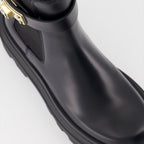 Ankle boots Logo strap ankle boots Dolce & Gabbana Black Women