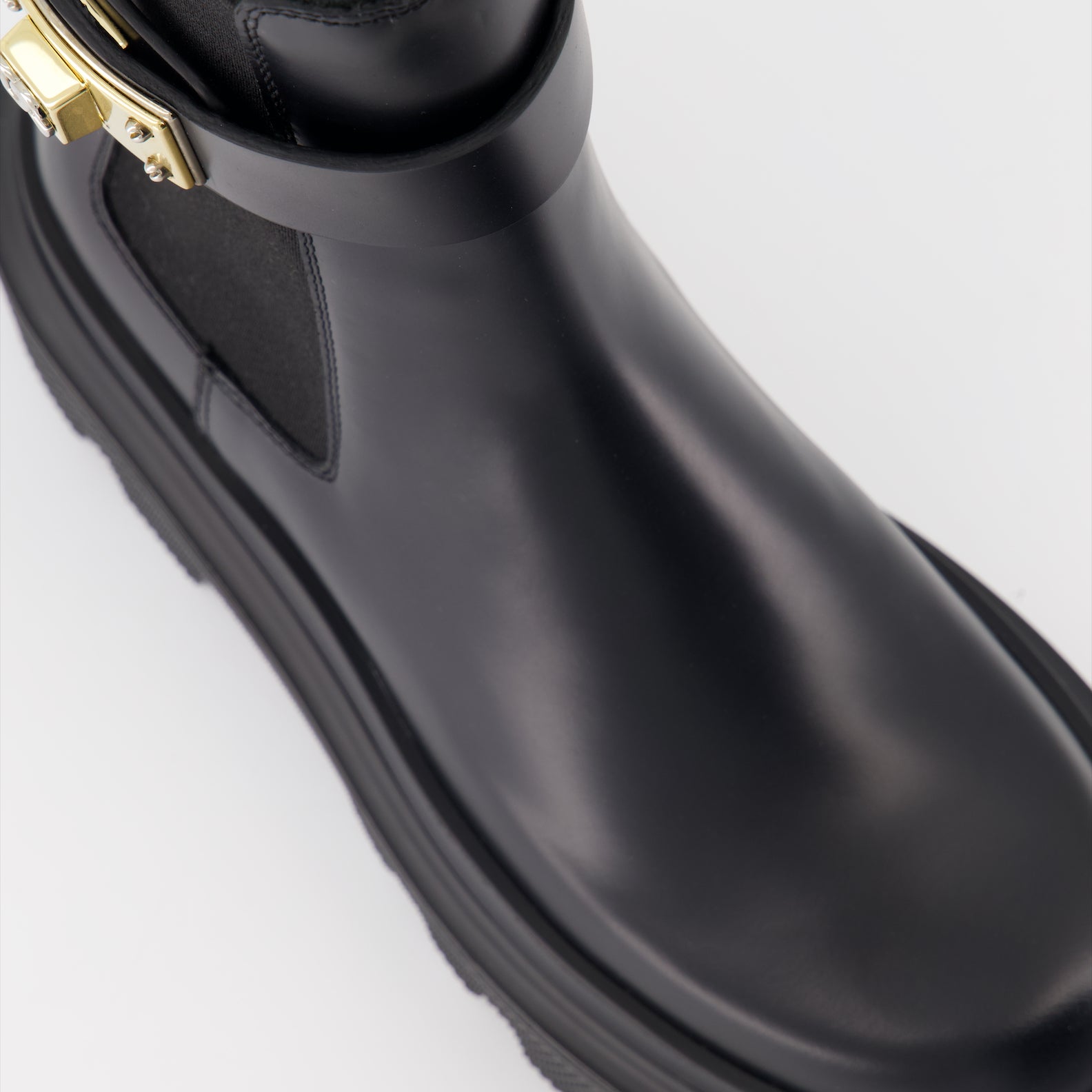 Ankle boots Logo strap ankle boots Dolce & Gabbana Black Women