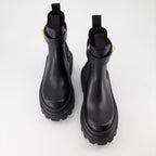 Ankle boots Logo strap ankle boots Dolce & Gabbana Black Women