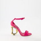 Sapatos abertos Sandales à talon DG Baroque Dolce & Gabbana Rosa Femme