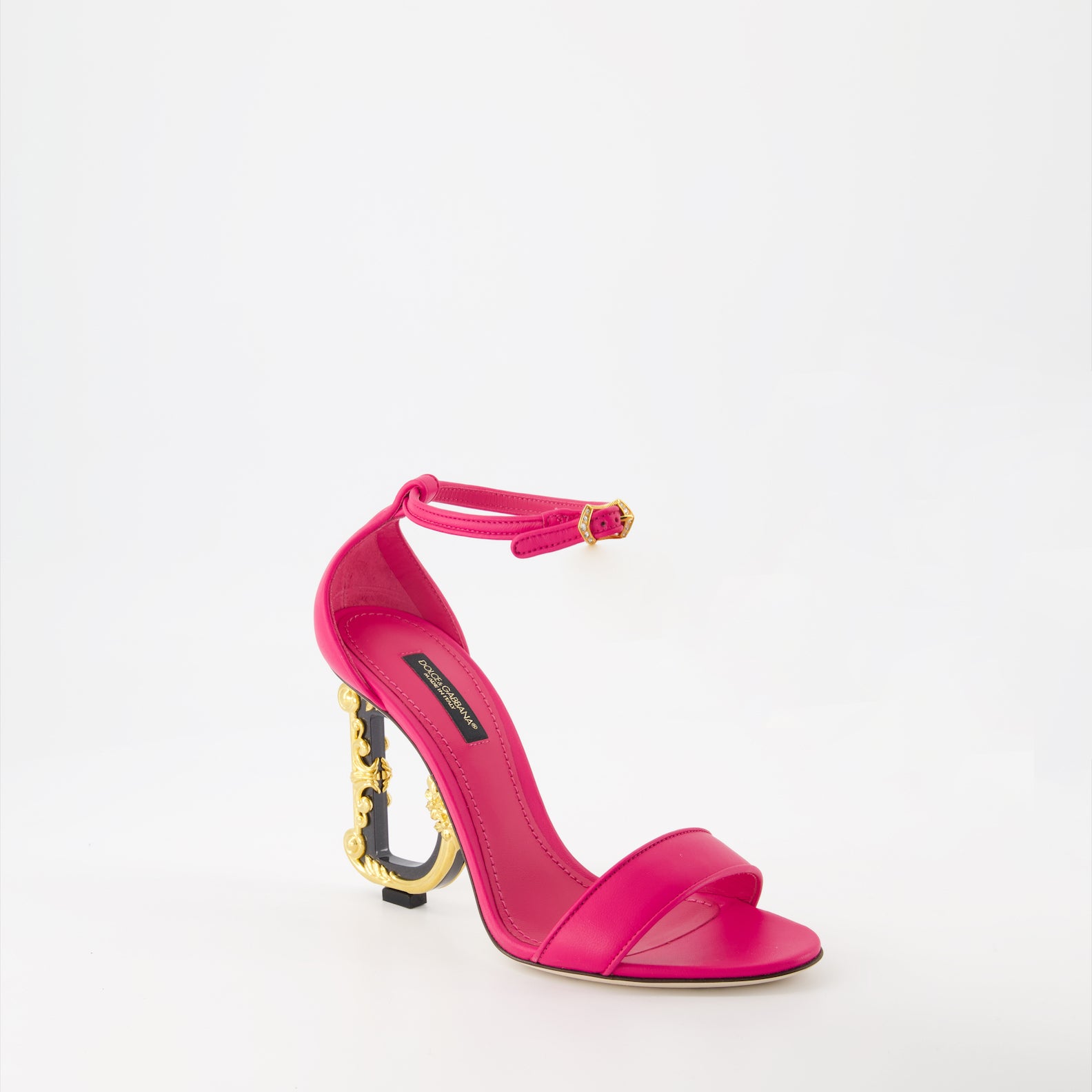 Sapatos abertos Sandales à talon DG Baroque Dolce & Gabbana Rosa Femme