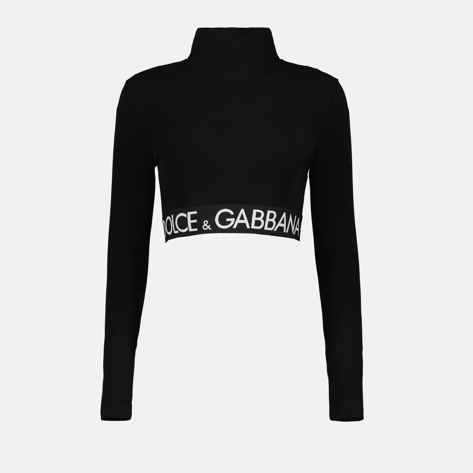 Tops Crop-top à logo Dolce & Gabbana Preto Femme