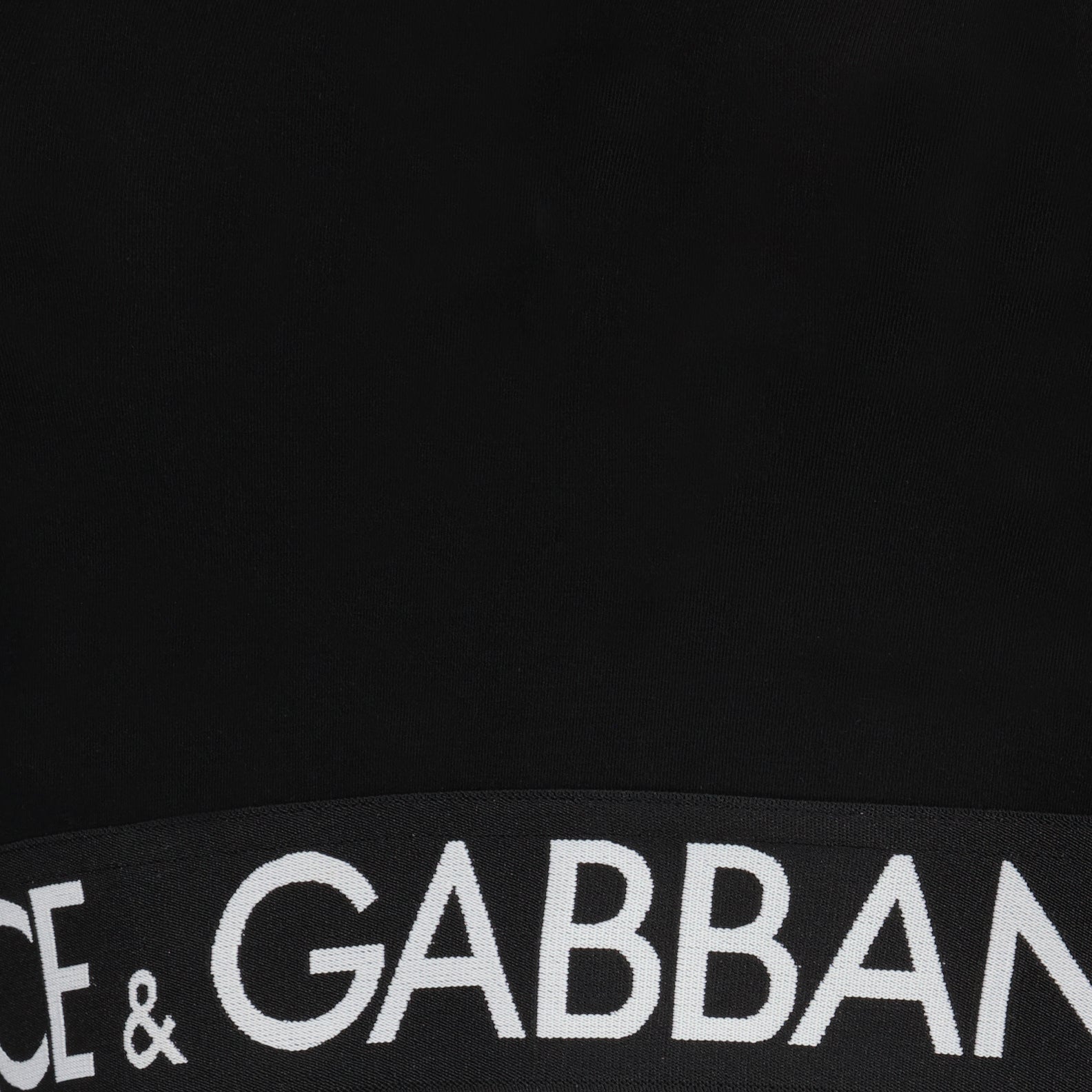 Tops Crop-top à logo Dolce & Gabbana Preto Femme
