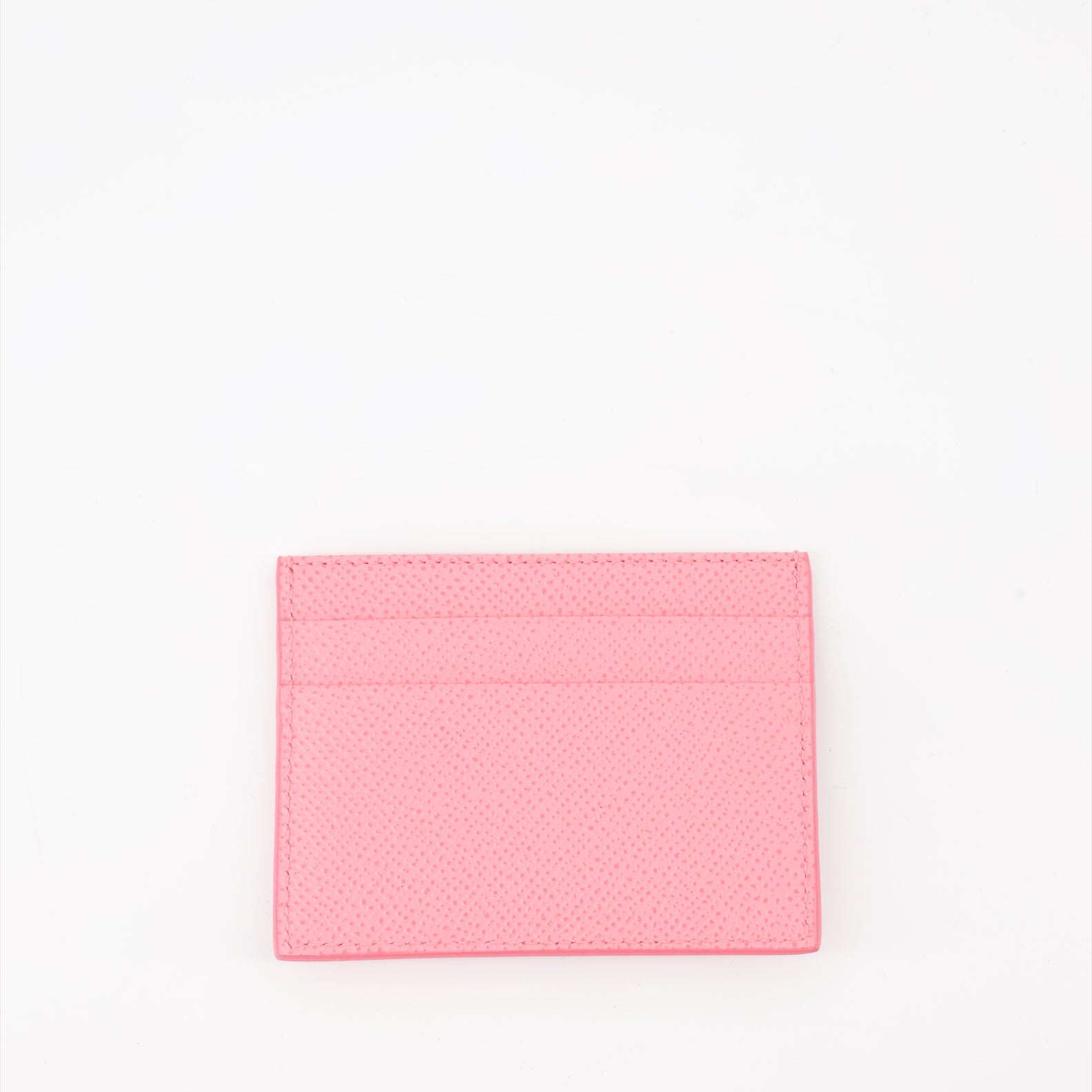 Petite maroquinerie Porte-cartes à logo plaque Dolce & Gabbana Rose Femme