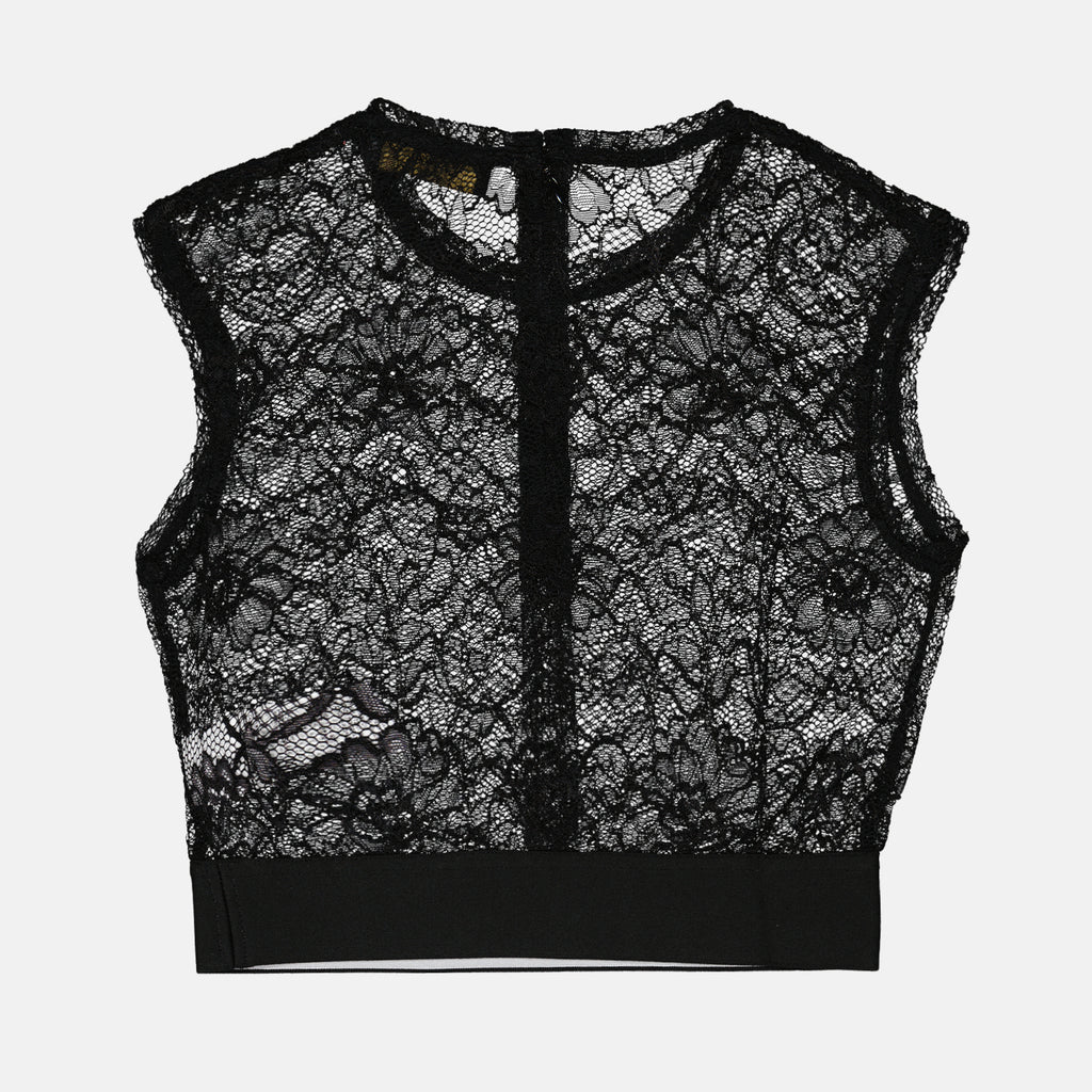 Tops Top en dentelle Dolce & Gabbana Preto Femme