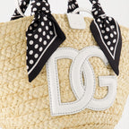 토트백 Sac Kendra en paille Dolce & Gabbana 베이지 Femme