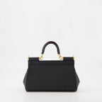 Bolsas de mão e de ombro Petit sac Sicily Dolce & Gabbana Preto Femme