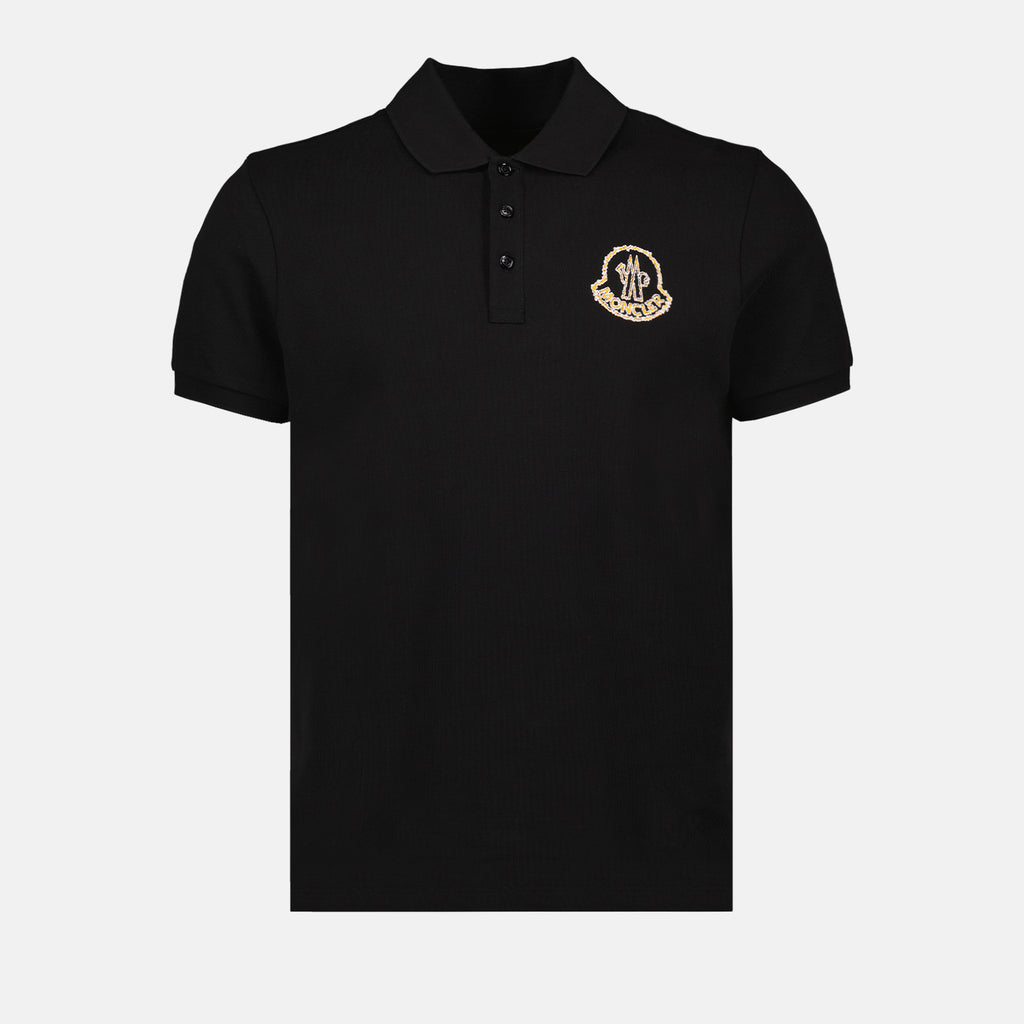 Polos Logo Polo Moncler Negro Homme