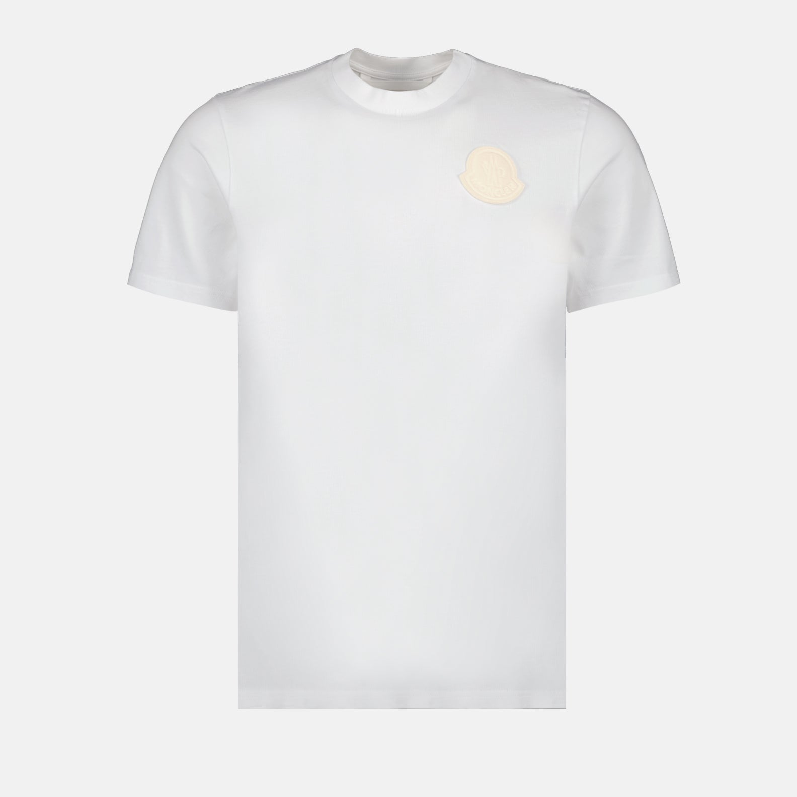 T-shirts T-shirt à logo Moncler Blanc Homme