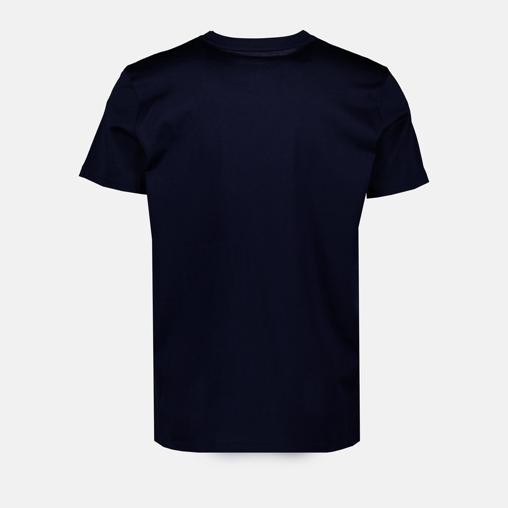 T-shirts T-shirt à logos Moncler Bleu Homme
