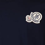 T-shirts T-shirt à logos Moncler Bleu Homme
