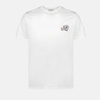 T-shirts T-shirt à logos Moncler Blanc Homme