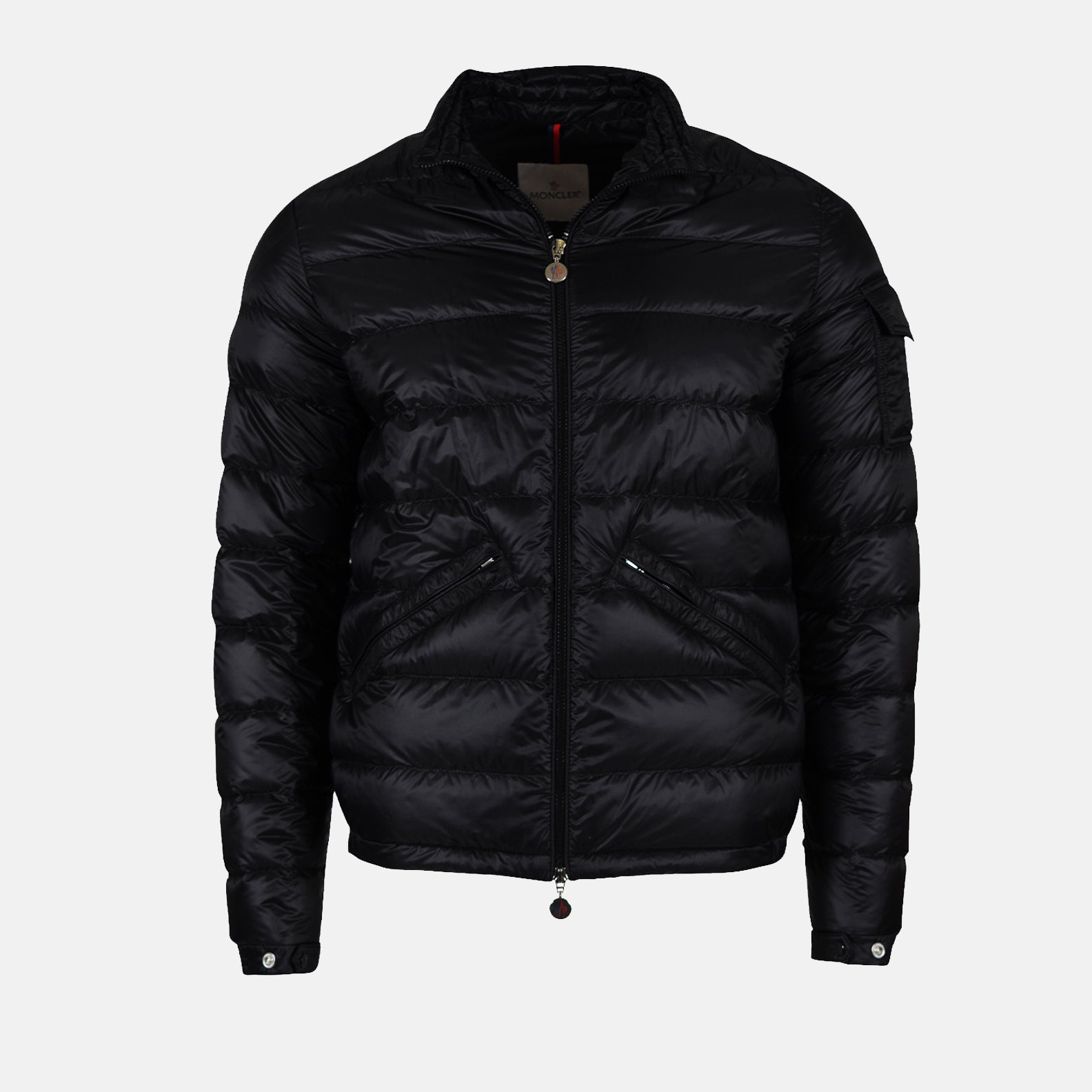 コート アゲイダウンジャケット Moncler 黒 男
