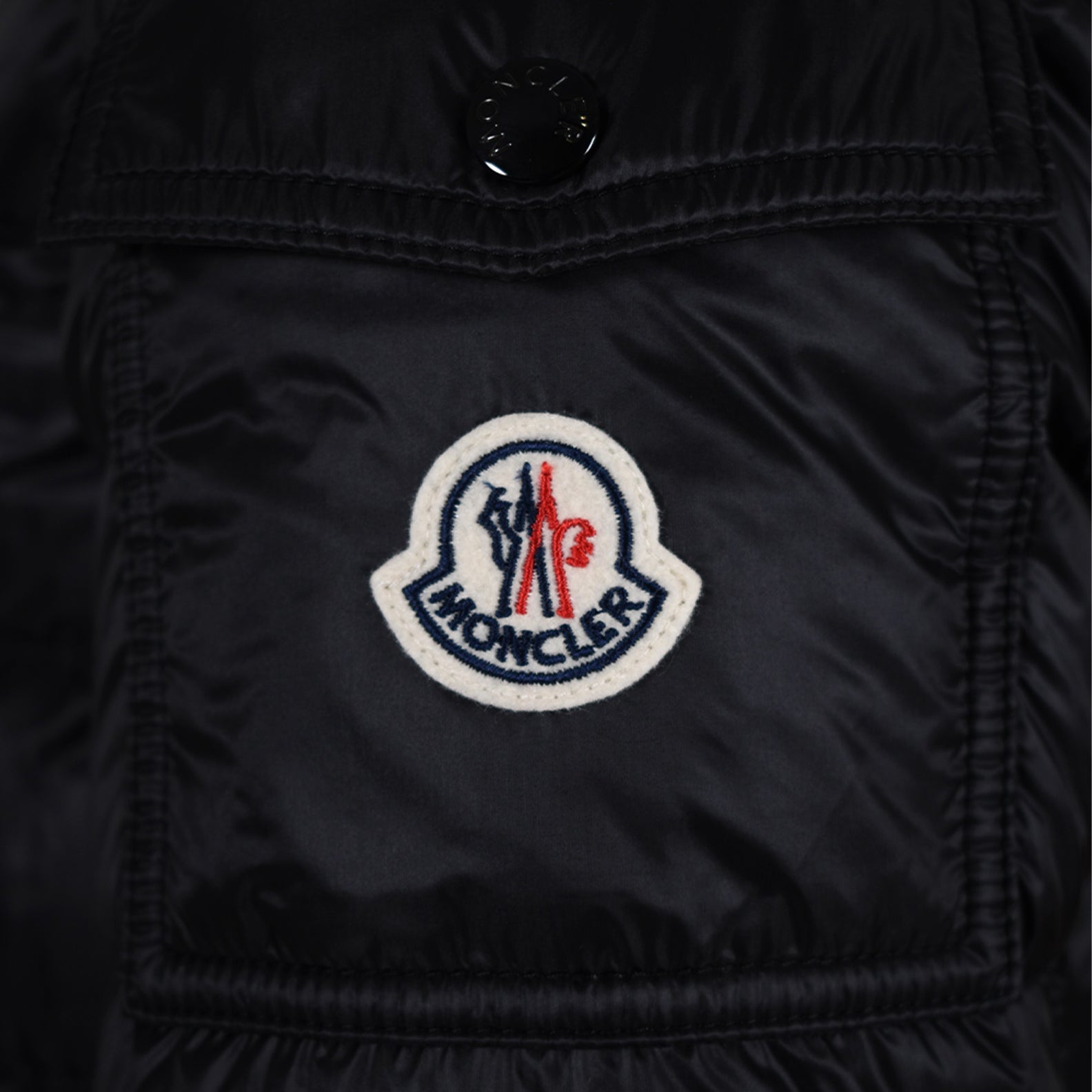 コート アゲイダウンジャケット Moncler 黒 男