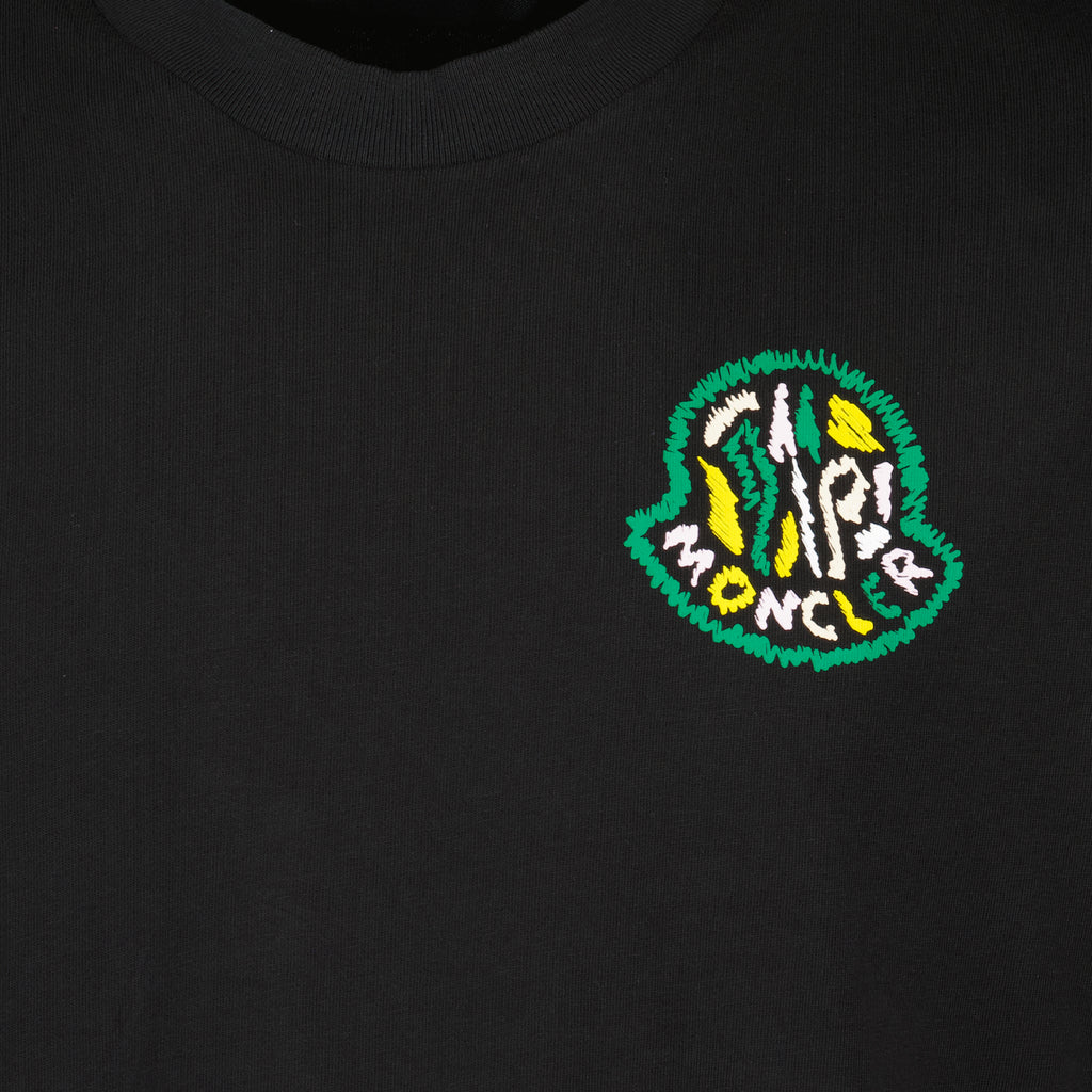 T-shirts T-shirt à logo Moncler Noir Homme