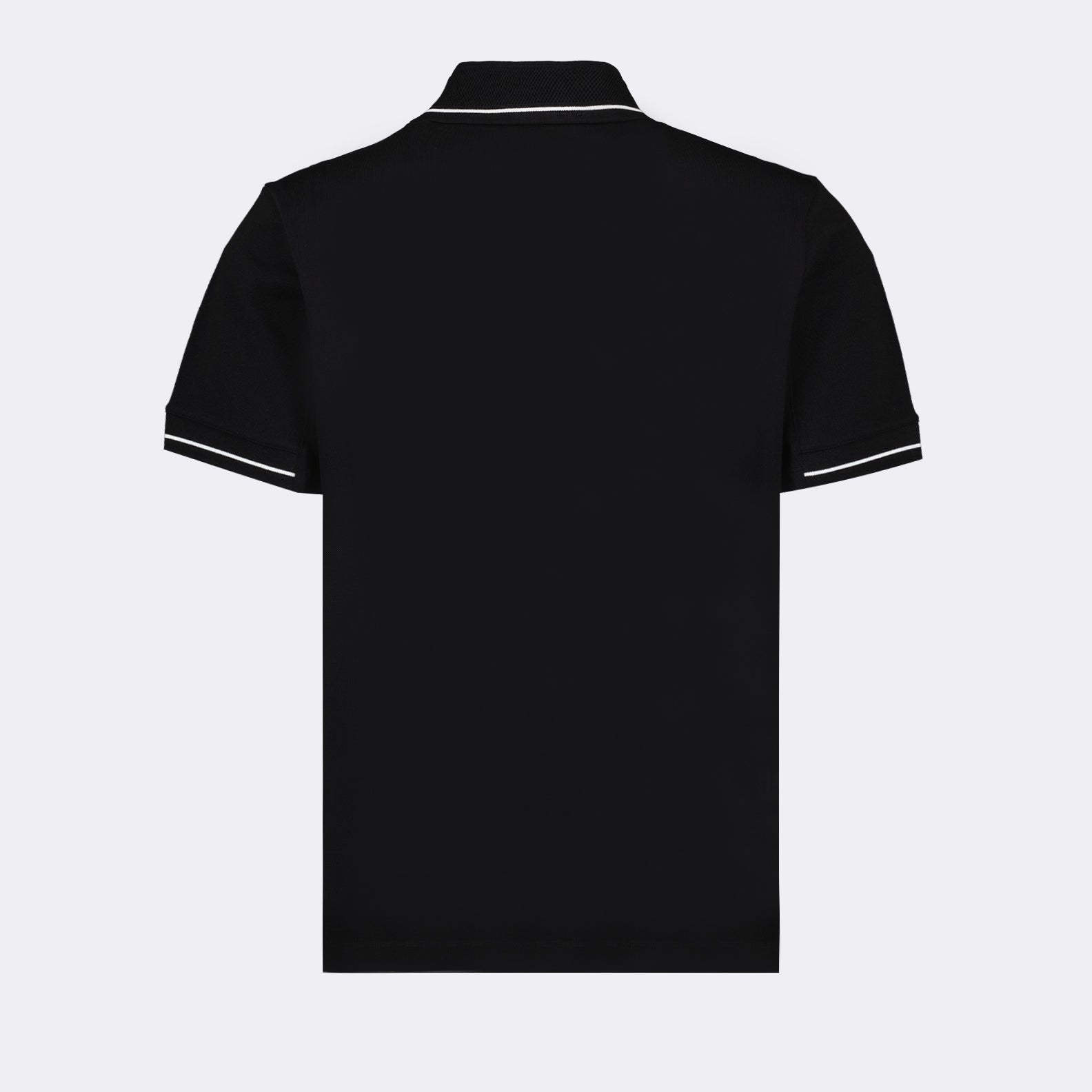 Polos Polo con Logo y Detalles Moncler Negro Homme