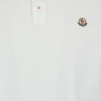 Polos Polo à logo et liseré Moncler Branco Homme