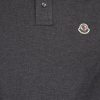 Polos Polo con Liseres Moncler Gris Homme