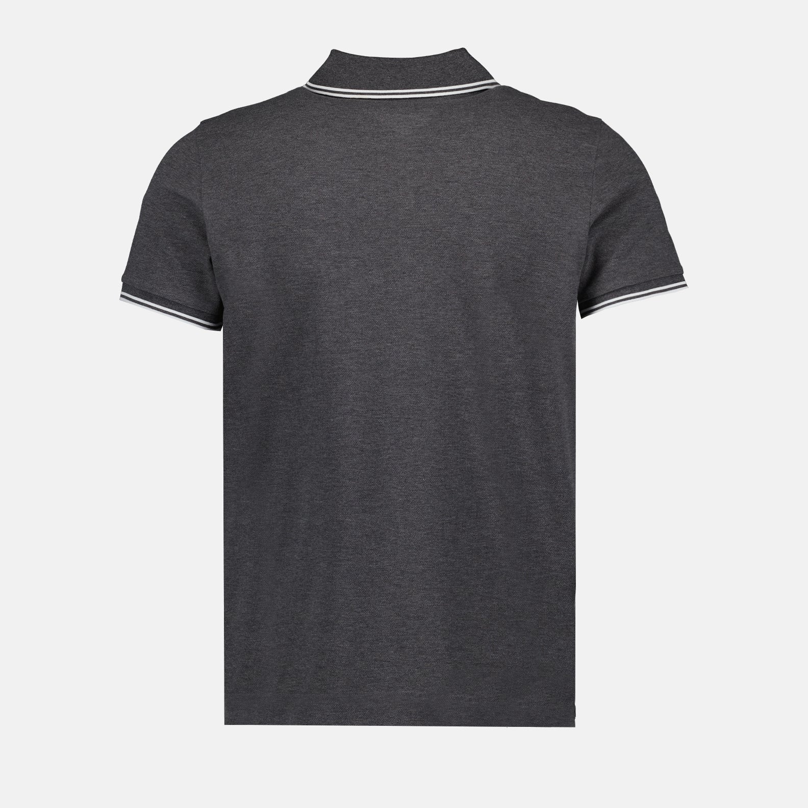 Polos Polo con Liseres Moncler Gris Homme