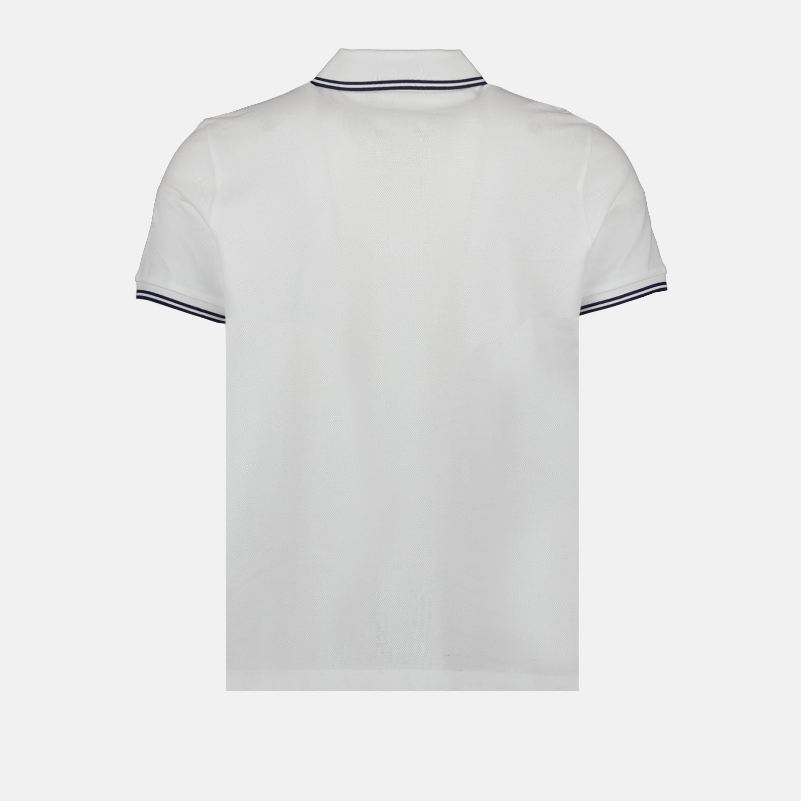 Polos Polo con Ribete Moncler Blanco Homme