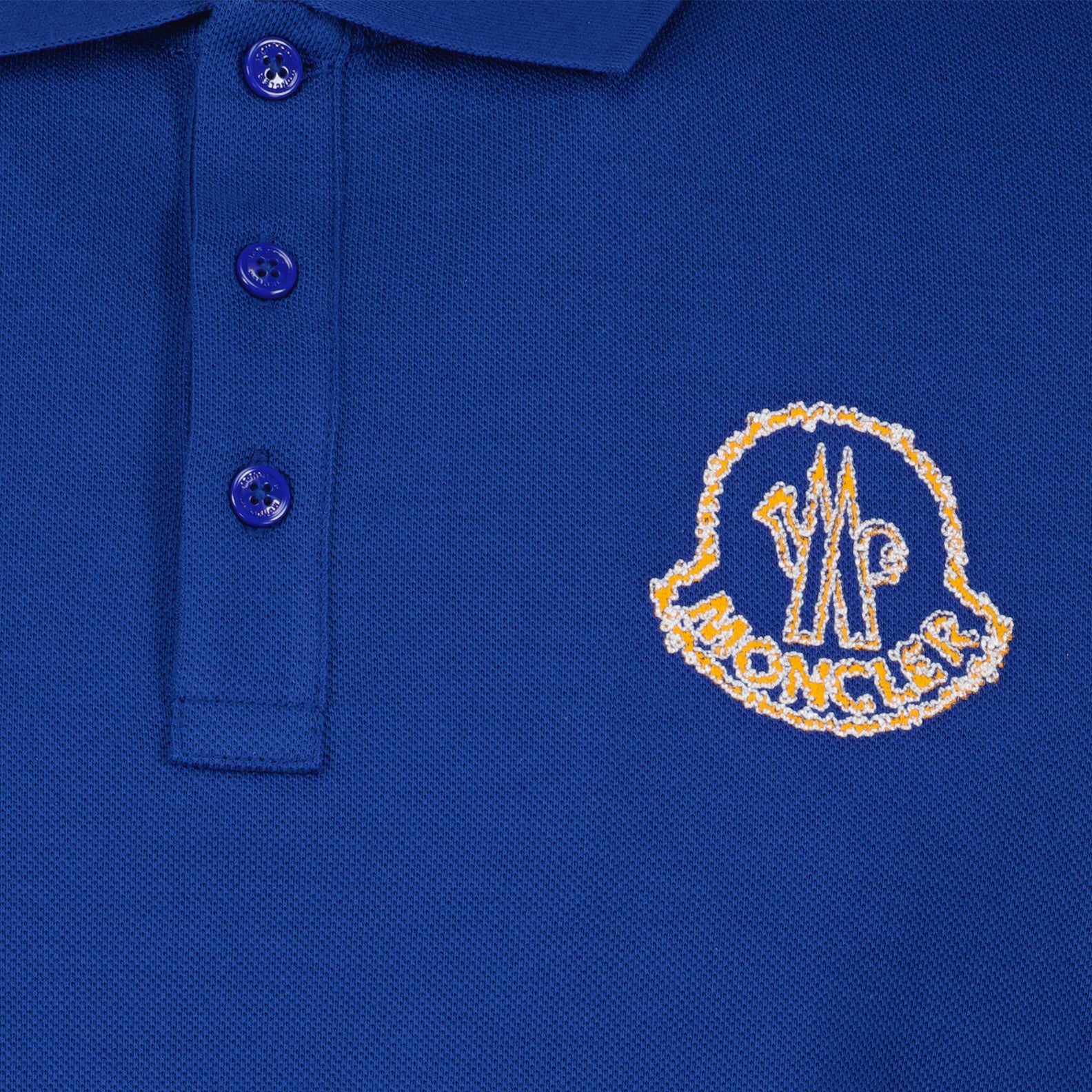 Polos Polo com Logo Moncler Azul escuro Homme