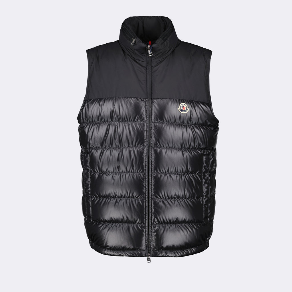 Vestes Doudoune Cerces sans manches Moncler Noir Homme