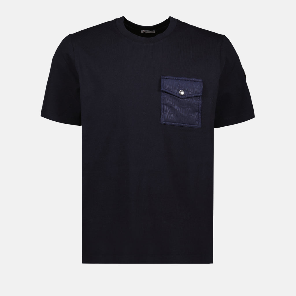 T-shirts T-shirt à poche Moncler Bleu foncé Homme