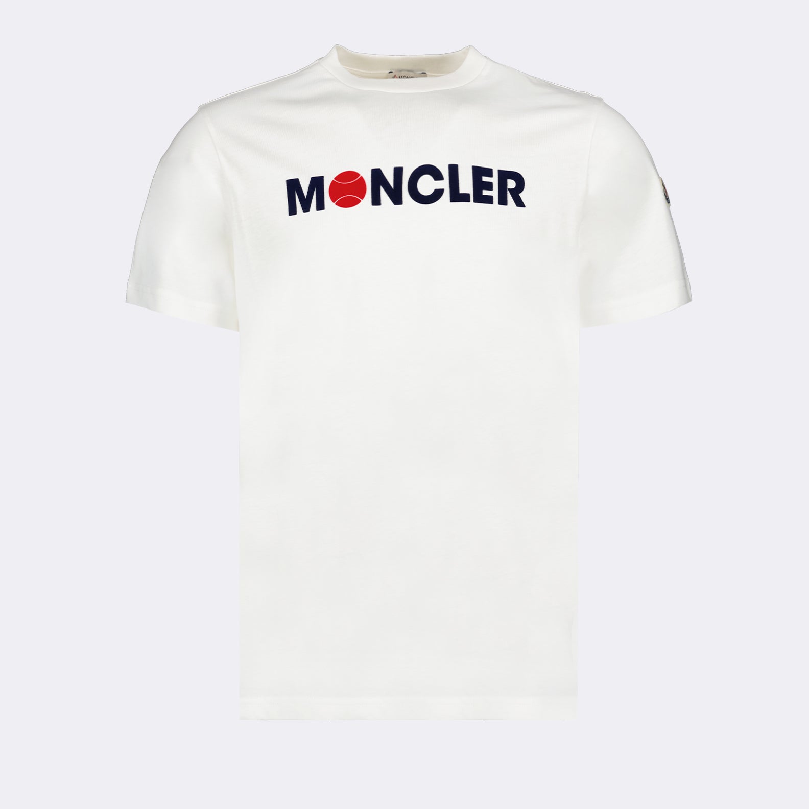 T-shirts T-shirt à logos Moncler Blanc Homme