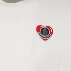 티셔츠 T-shirt à logo coeur Moncler 하얀색 Homme