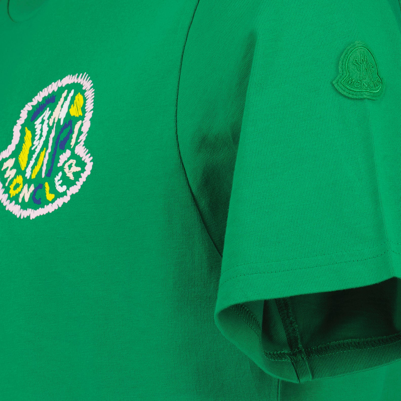 T-shirts T-shirt à logo Moncler Vert Homme