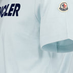 T-shirts T-shirt à logos Moncler Bleu Homme