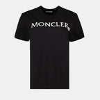 T-shirts T-shirt à logos Moncler Noir Femme