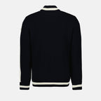 Vestes Veste bi-matière Moncler Bleu Homme