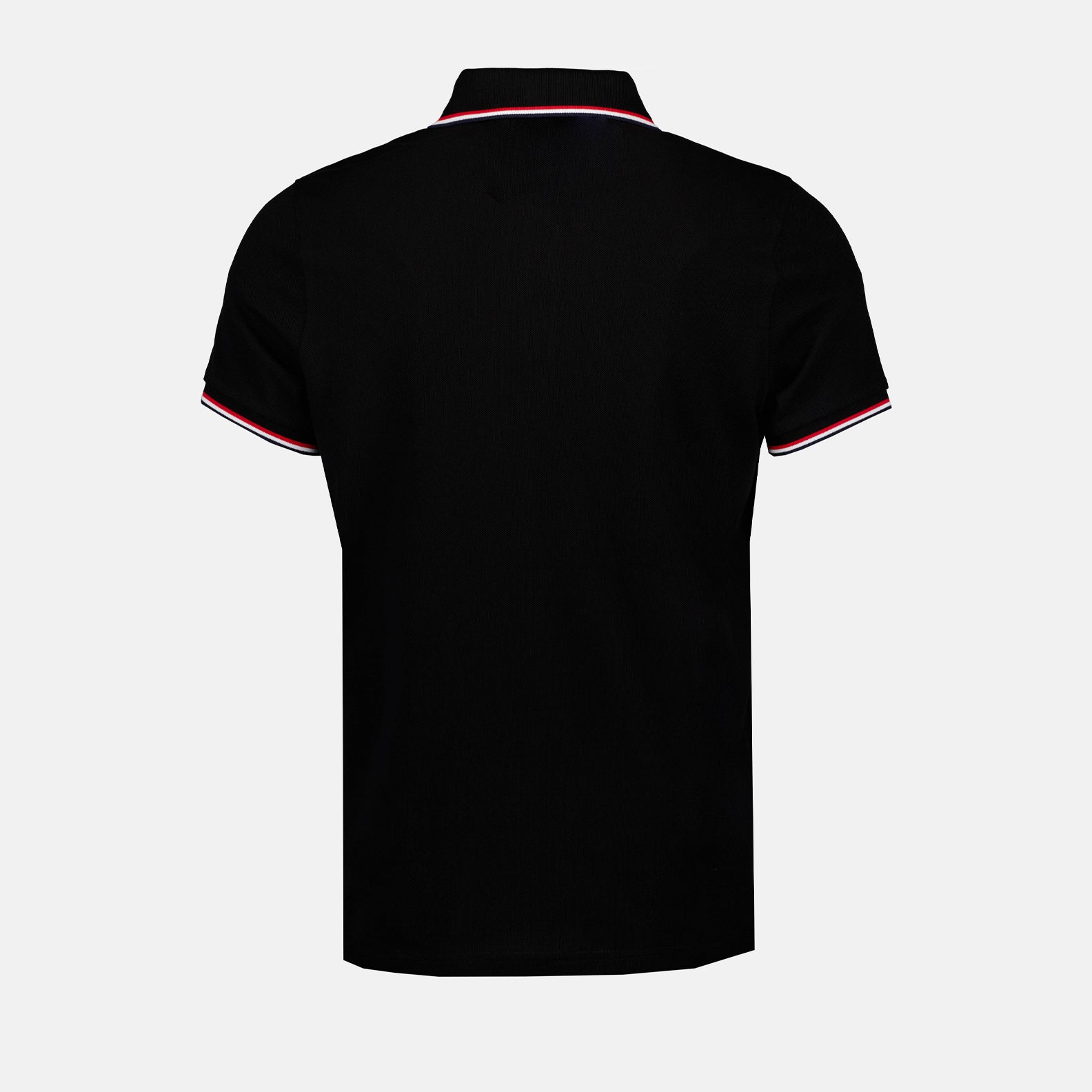 Polos Polo à logo et liseré Moncler Negro Homme