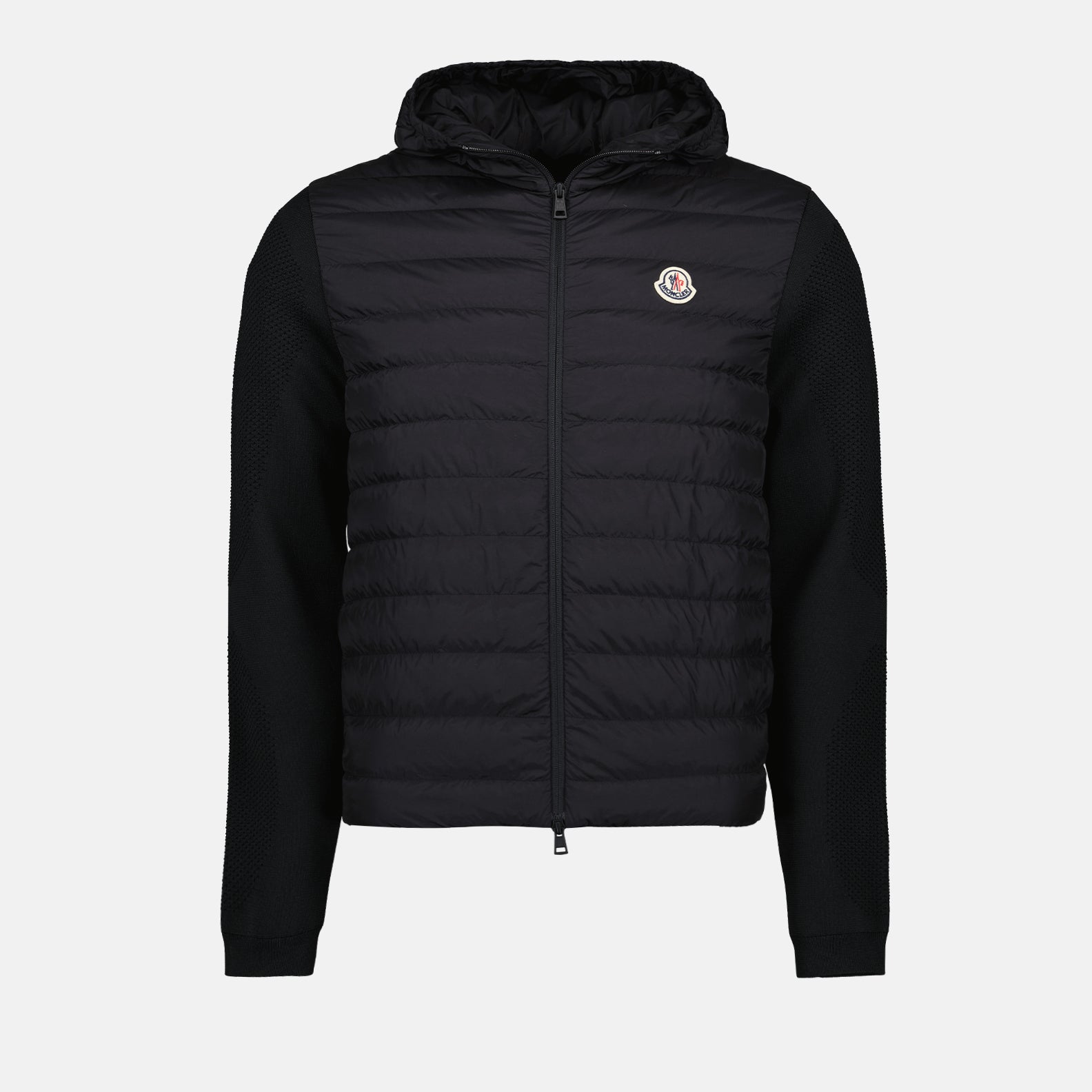 Vestes Veste bi-matière Moncler Noir Homme