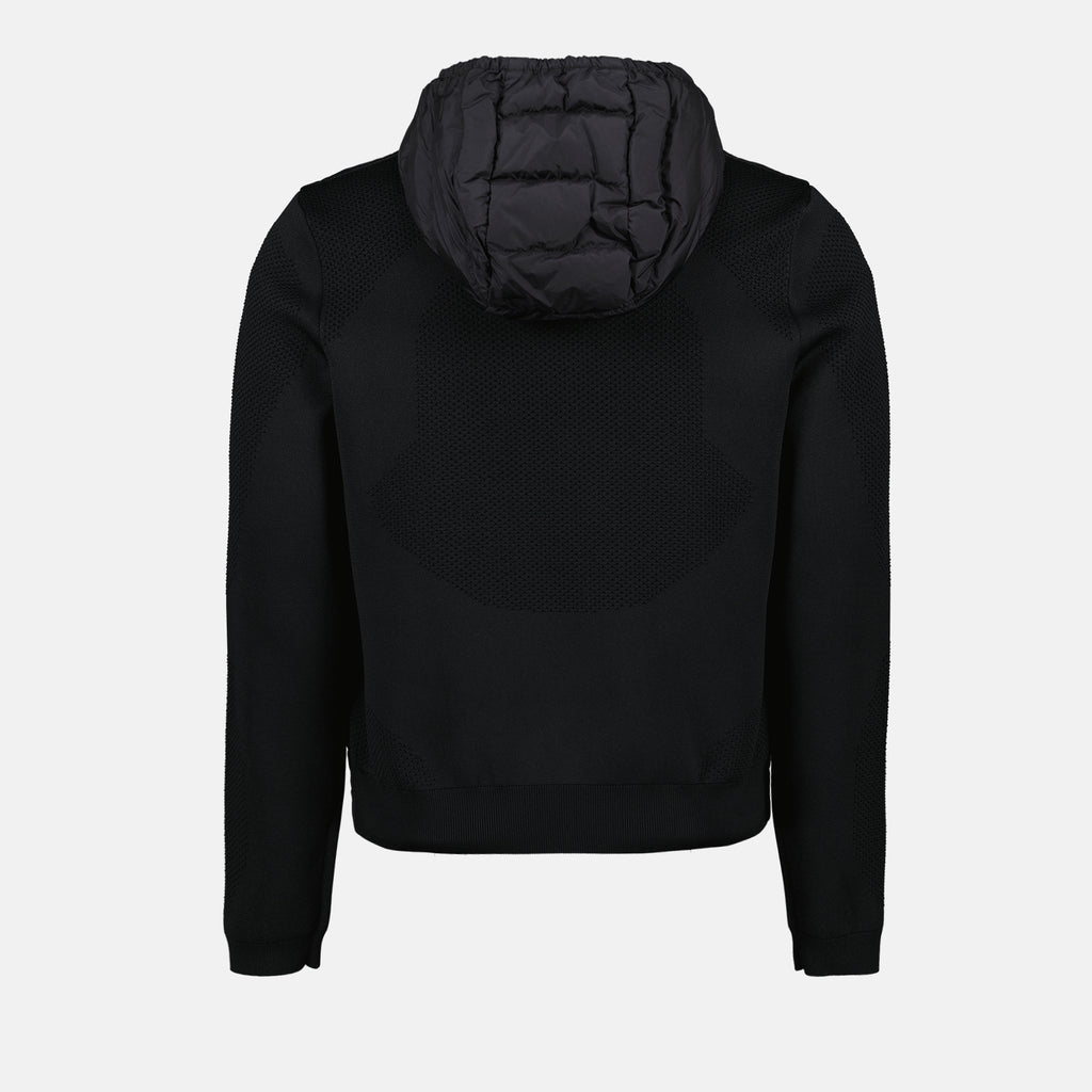 Vestes Veste bi-matière Moncler Noir Homme