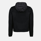 Vestes Veste bi-matière Moncler Noir Homme