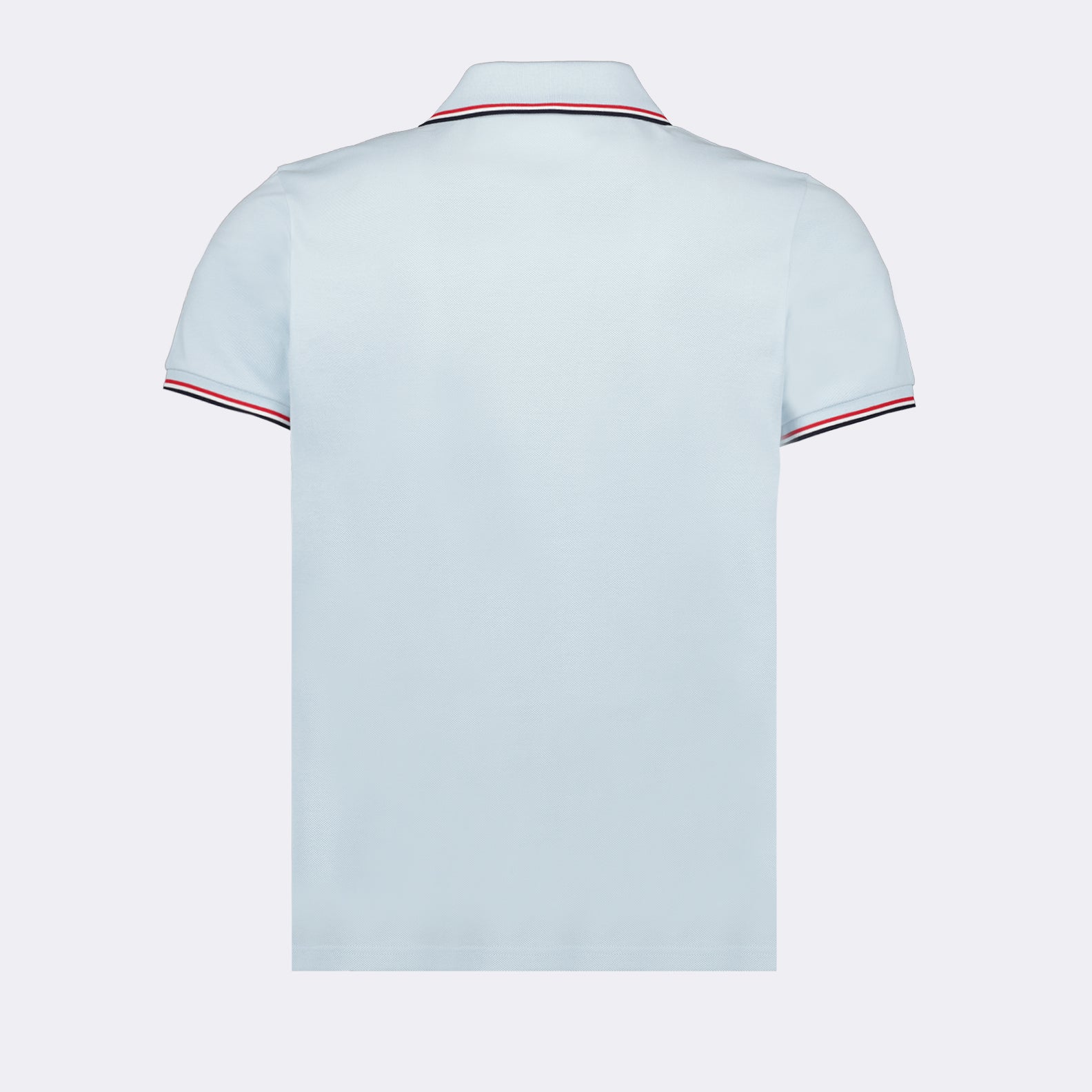 Polos Polo à logo et liseré Moncler Azul Homme