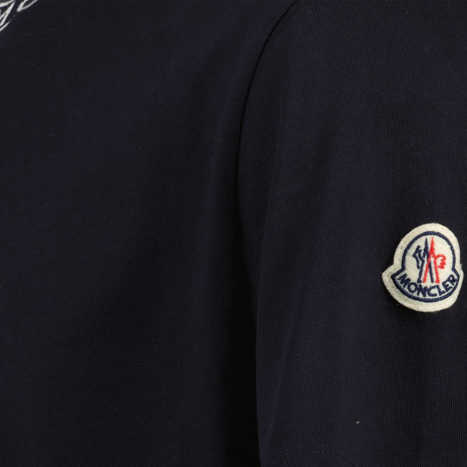 T-shirts T-shirt à logo Moncler Bleu Homme